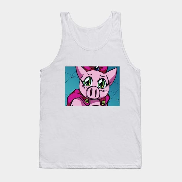 Magical Sailor Piggy Tank Top by Liaartemisa